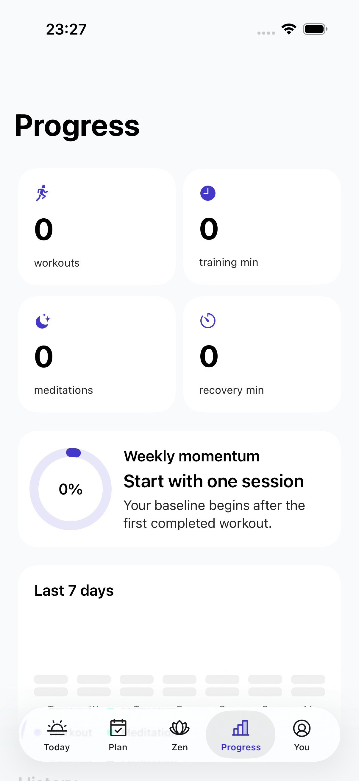 Kaloop progress screen