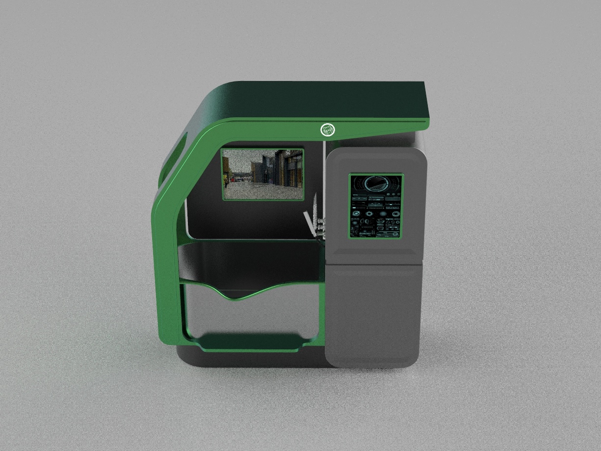 Pet Wash Machine front elevation on a light background